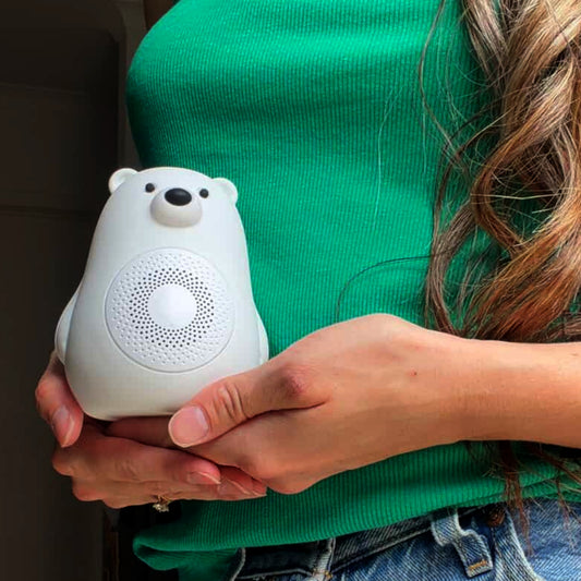 Cubbie – The Snooze Buddy | Baby White Noise Machine & Portable Night Light | 15 Soothing Sounds & Voice Recording | Infant Sleep Aid