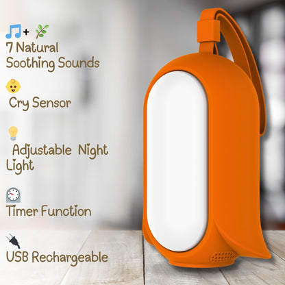SmileyBubblyBaby White Noise Machine - Baby Sleep Soother & Night Light