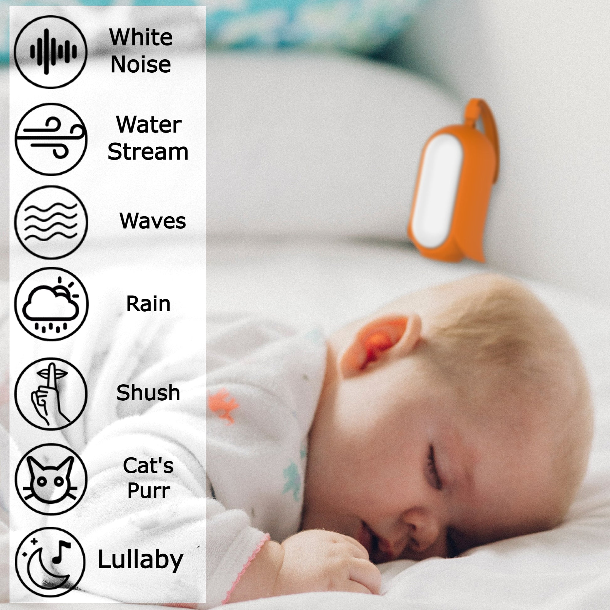 White Noise Baby - White Noise for Babies - White Sound with Lullabies -  Baby Relax 